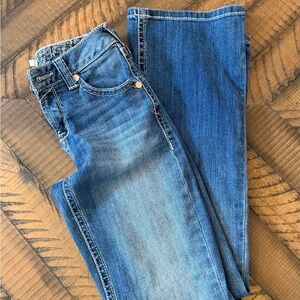 NWOT Ariat Girls Boot Cut Stretch Jeans Size 12